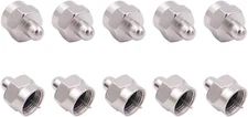 Fancasee Coax Cap Cover, 10-Pack 75 Ohm Terminal, F Type Cap Male Jack Plug Resi