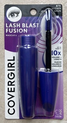 COVERGIRL LASH BLAST FUSION VOLUME LENGTH MASCARA - BROWN (875) SEALED CARDED