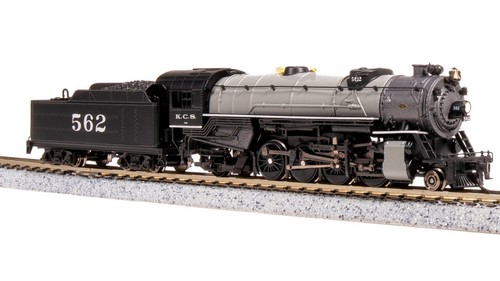 Locomotora de vapor Broadway Limited 7835 N KCS USRA pesada Mikado gris claro #565 | Zustand: New