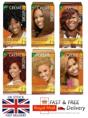 Creme Of Nature Moisture Rich Permanent Hair Dye With Shea Butter All Colours