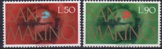 1974 SAINT MARIN 881/2 Neufs sans charniere