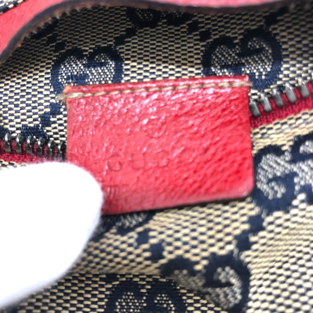 GUCCI 28566 GG/logo body bag Bag Waist Pouch GGCanvas