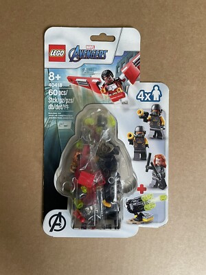 Lego Marvel Super Heroes 40418 Falcon Black Widow Team-Up RETIRED SET  BNIB 673419326162 UK
