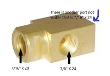 1965-82 Corvette Brake Line Block, Left Rear-BLB-17,18