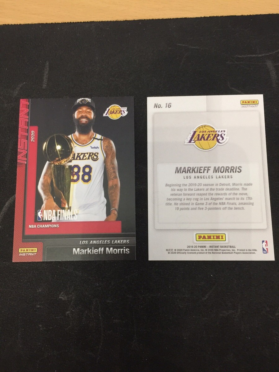 Lot of 25 2019-2020 Panini Instant NBA Finals #16 MARKIEFF MORRIS