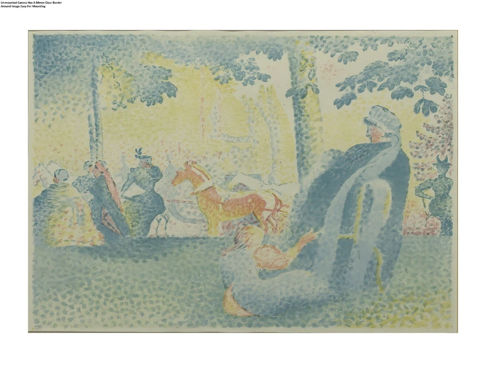 New Premium Henri Cross Elysees Field Wall Art Poster OR Canvas Size A4 to A1 - Image 2 of 3