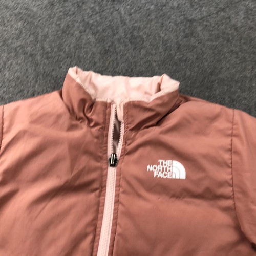The North Face Jacket Girls XS Pink Reversible 550 Down Insulated YOUTH * - Picture 17 of 21