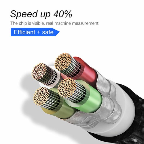3PACK 90 Degree Elbow USB Charger Cable 3M For iPhone 13 12 11 8 7 Charging Cord - Picture 7 of 10