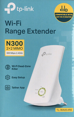 TP-LINK TL-WA854RE 300Mbit/s WLAN Repeater WLAN Verstärker N300 2 x 2 Mimo