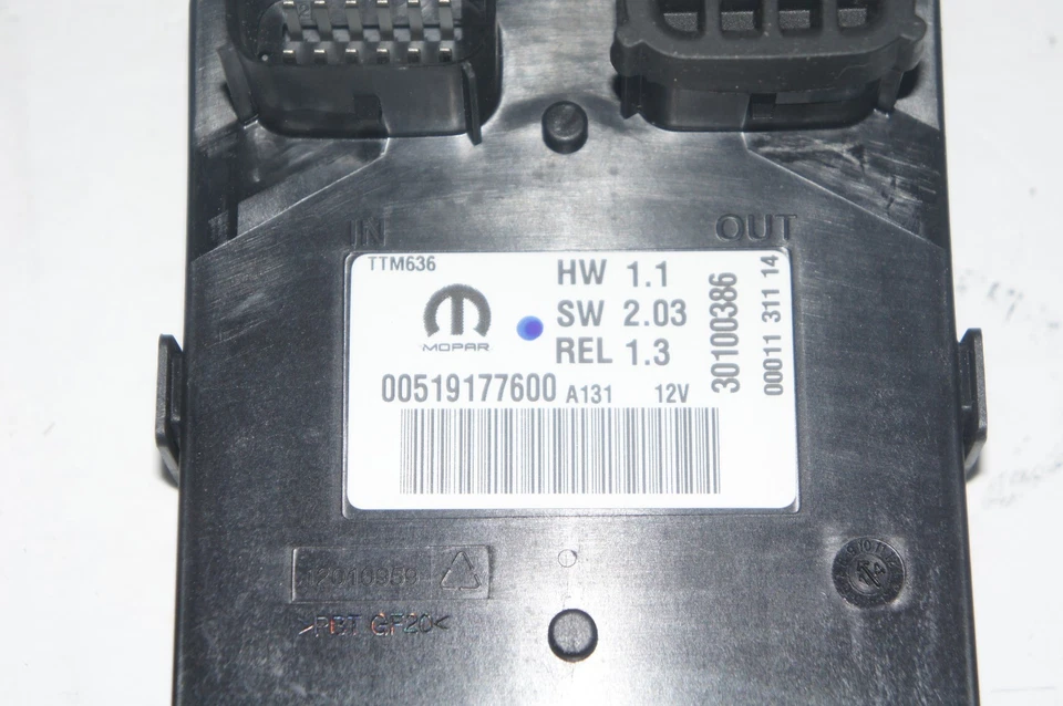 Mopar OEM Trailer Tow Module-16 RAM Promaster City Wagon-04727619AA Foto 2 de 4