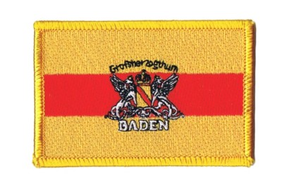 Toppa Ricamata Grossher Zotum Baden – Patch Da Cucire O Stirare, Dimensioni 8 X 5 Cm