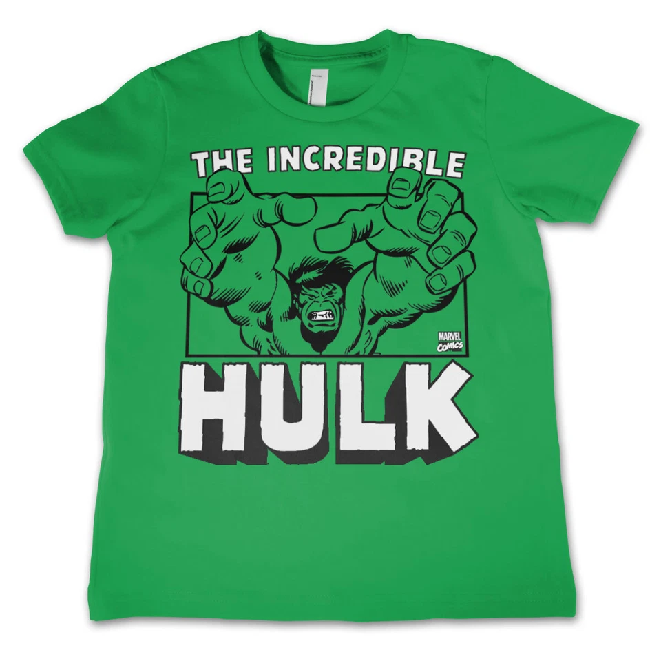 SALE - Offiziell lizenziertes Marvel Comics - Der unglaubliche Hulk Kinder T-Shirt