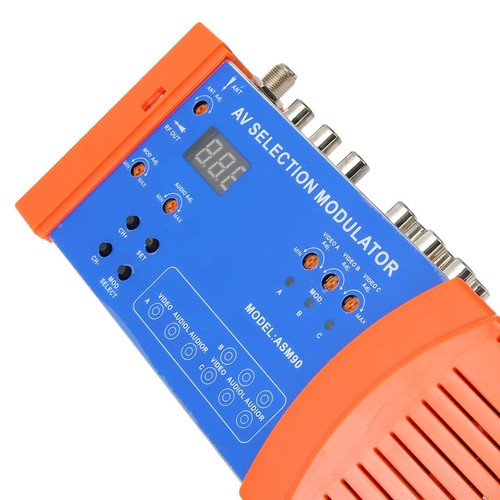 AV-Auswahlmodulator PAL NTSC Standard VHF UHF RF Modulator für Heim-TV - Bild 6 von 12