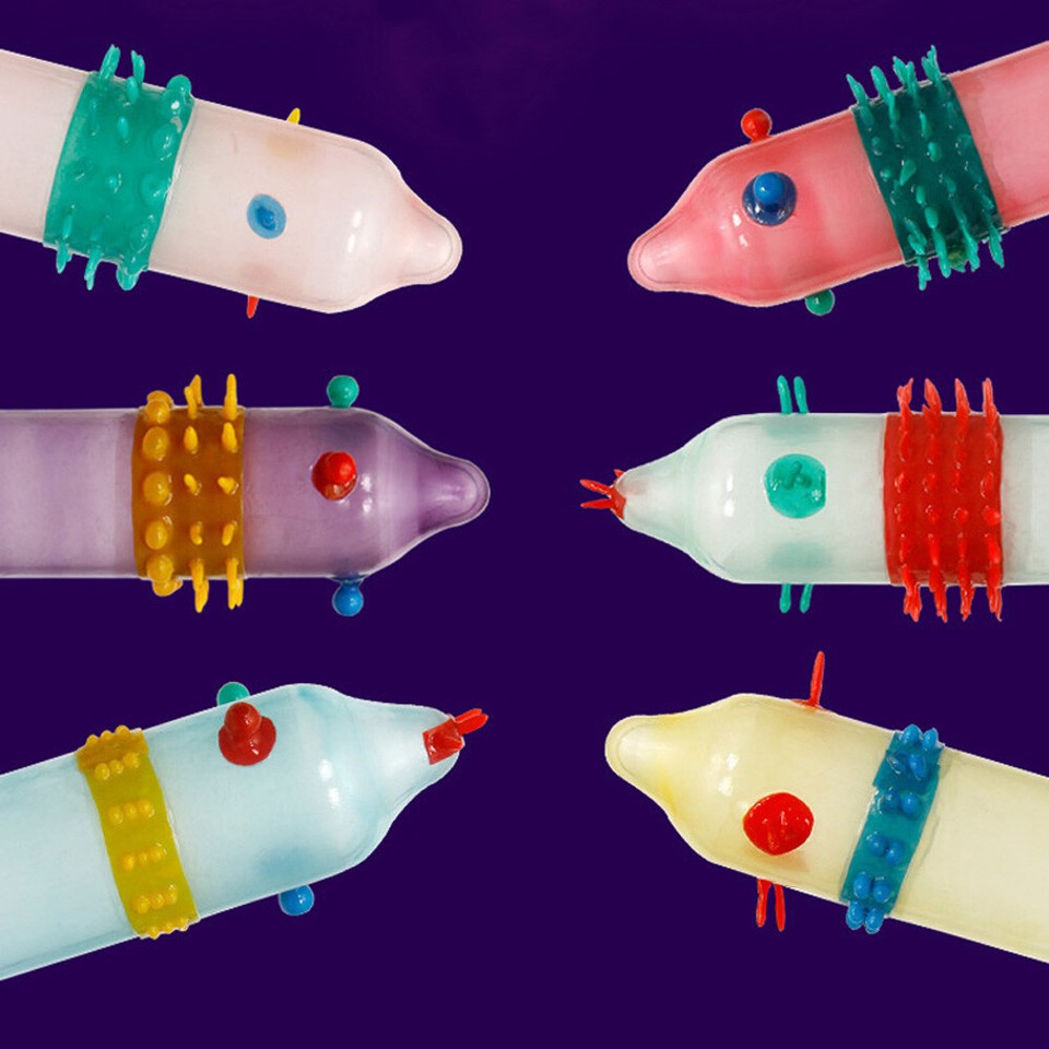 Glow In The Dark Condoms 12-Pack Sensitive Thin Latex Condoms With Ribbed & Dotted Texture - Natural Feeling Protection (Exp. 06/26) Adult Condoms Expire 06/2026 - Foto 13