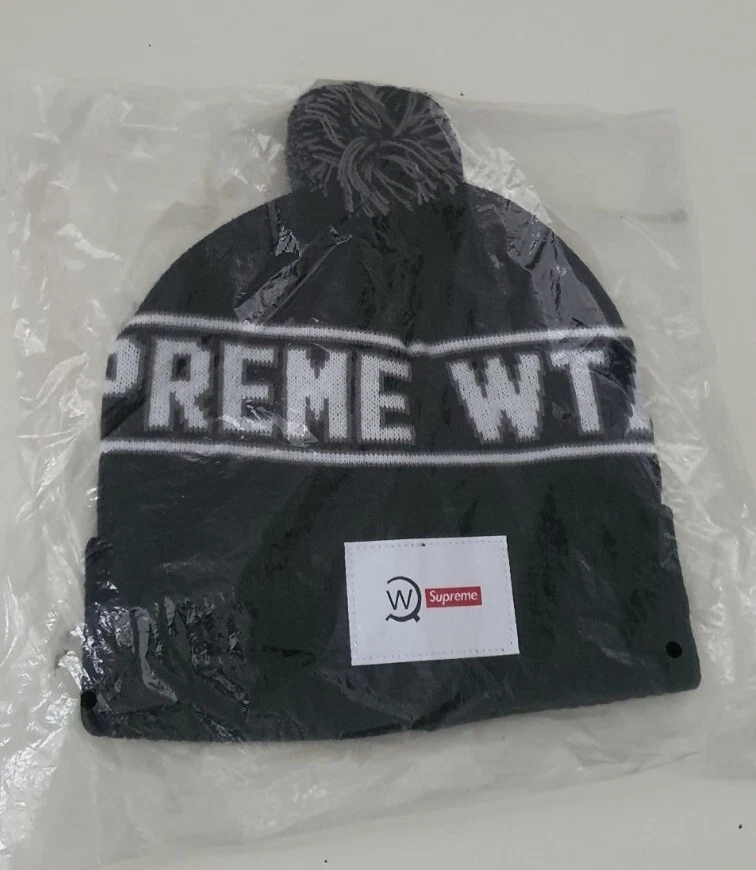 Bonnet noir FW21 Supreme x WTAPS neuf et jamais ouvert