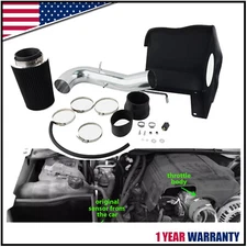 Cold Air Intake System + Filter For 2007-08 GMC Tahoe Yukon 4.8L 5.3L V8 Engine