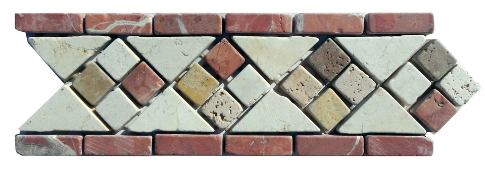 Rosone rosoni mosaici in marmo greca ART 115 IN MARMO CM 30X10