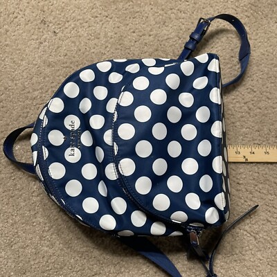 Kate Spade Polka Dot Karissa Nylon Seaside Medium Backpack  display picture 2