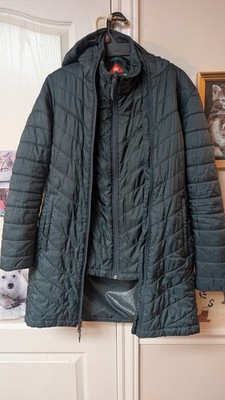 Columbia Morning Light II OmniHeat Long Puffer Coat and Vest in Teal, Size S