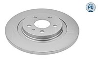 2X Bremsscheibe Hinten Meyle 11 15 523 0011 PD FÜR CitroËN Passend FÜR Fiat