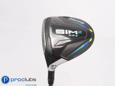 Nice Left Handed TaylorMade SIM 2 MAX 16.5* HL 3 Wood - Regular Flex 503232