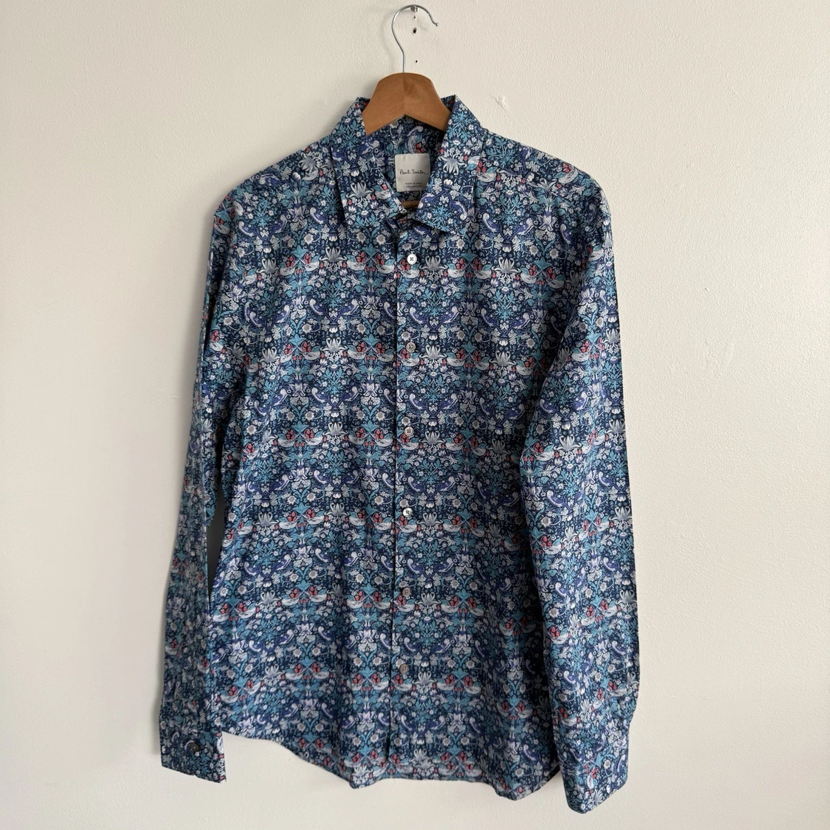 シャツ PAUL SMITH MULTI LARGE PAISLEY  PRINT Paul Smith Paisley Casual Button-Down Shirts for Men for sale | eBay