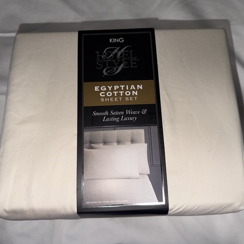 Hotel Style 4-Piece Set 600 Thread Ct. Egyptian Cotton King Mother Of Pearl - Bild 4 von 5