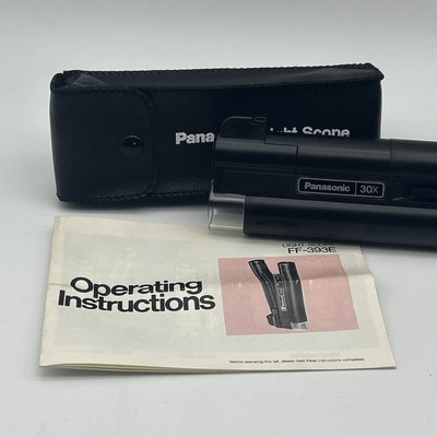 Panasonic Light Scope Ff-393 30x Zoom Mini Microscope Ship for