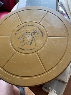 Disney's Donald In Mathmagic Land 16mm Film Reel With Disney Branded Film Can