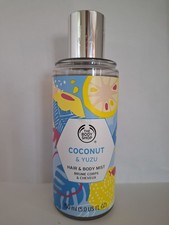 Image of The Body Shop COCONUT + YUZU Hair & Body Mist Spray 150ml DISCONTINUED‼️ RARE‼️