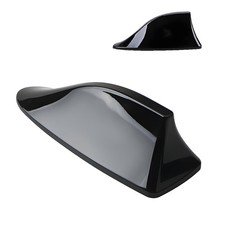 Black Shark Fin Roof Antenna Aerial Fmam Radio Signal Decor Car Trim Universal