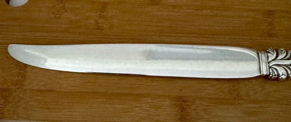 CUCHILLO ORIGINAL EARLY GEORG JENSEN ALL 830 PLATA ESTERLINA BELLOTA Foto 3 de 4