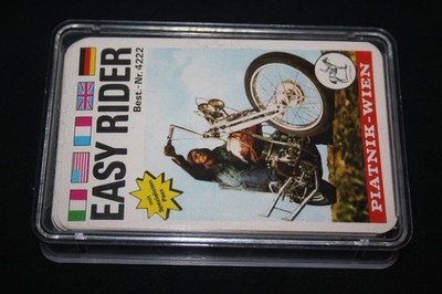 Easy Rider Quartett Spielkarten 4222 Piatnik-Wien Vintage Retro 1980er Jahre