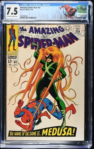 Amazing Spider-Man #62 CGC 7.5  Classic John Romita Sr. Cover - 4700990001