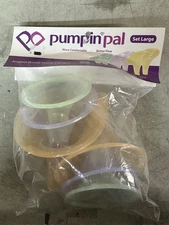 NEW PumpinPal Angeled Breast Pump Flanges Set Large