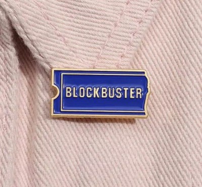Blockbuster Video (Vintage-style Logo) Enamel Pin Cute Brooch Lapel Pin