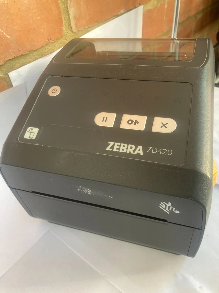 Zebra ZD420 Direct Thermal Label Network Interface Printer No PSU UK FREE Post - Image 3 of 4