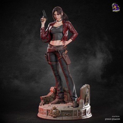 Claire Redfield - Resident Evil Veronica - Fan Art Figur - Resin 3D Druck 237mm