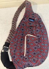 KAVU Limited Edition Rope Sling Bag Crossbody Hiking Shoulder Bag Multi Color