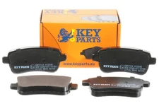Brake Pads Set fits RENAULT MEGANE EZ1T, Mk3 2.0 Rear 2008 on KeyParts Quality