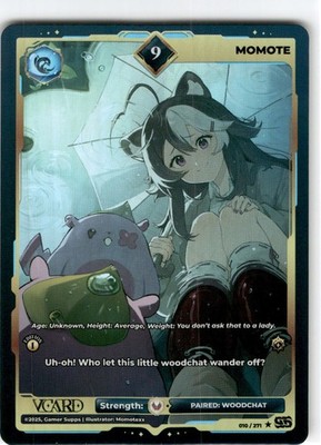VCard Divine Chaos First Edition 9 Holo Foil  Momote