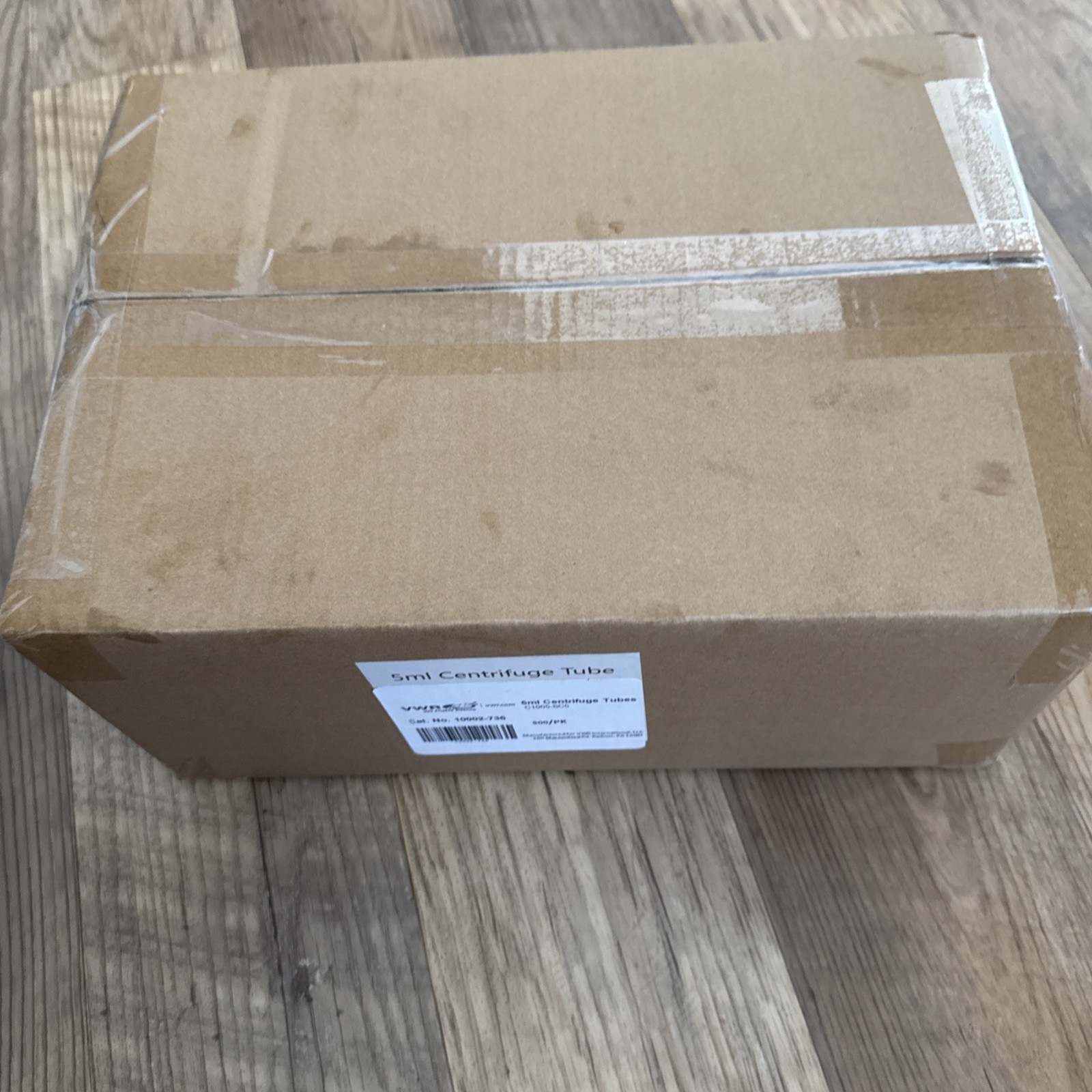 VWR® Centrifuge Tube, 5 ml 500/Pk C1005-SC5 Cat No 10002-736 Exp 01/05/2026