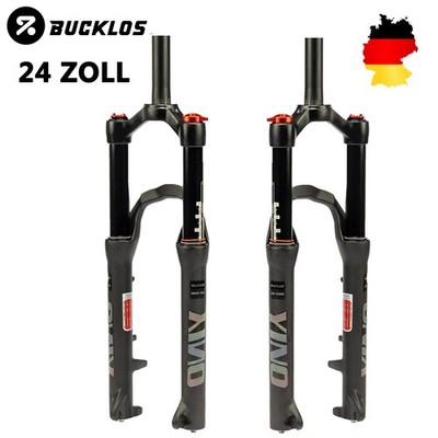 24 Zoll MTB Luftfedergabel 120mm Federweg Steckachse AM XC BMX Kids Bike 9mm QR