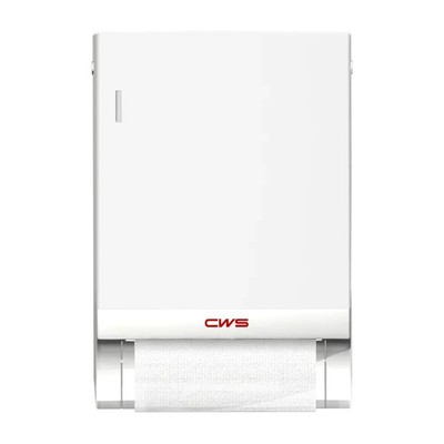 CWS Paradise Dry Slim Stoffhandtuchspender mit Schloss, HxBxT 485x331,5x256,9mm