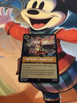 Lorcana You've Got a Friend in Me x1 Near Mint *FOIL* from Wilds Unknown