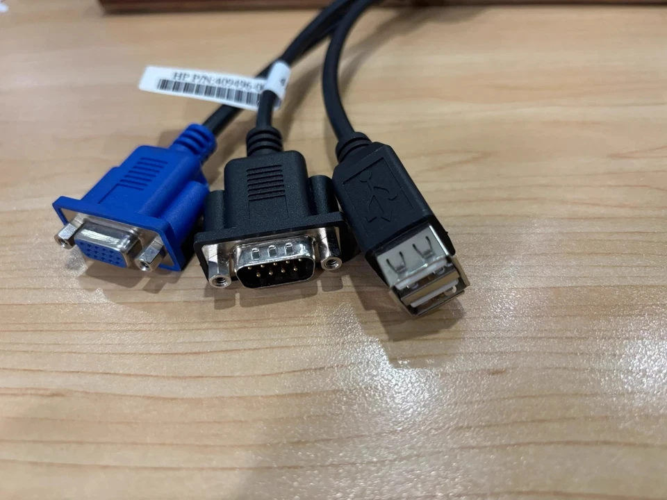 HP 409496-001 Local I/O SPS-CA SUV Diagnostic Cable 4 C7000 C3000 SPN:416003-001 - Image 4 of 4