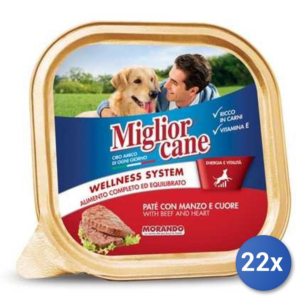 Bundle 22x Miglior Cane 150g Manzo/Cuore | Specifiche e Qualità