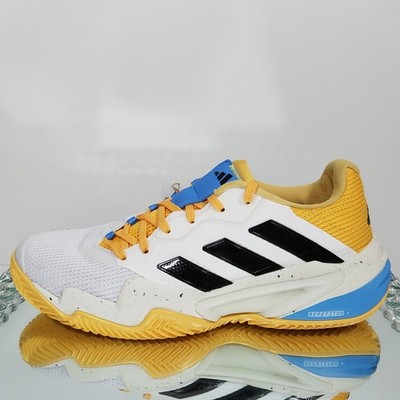 Adidas Barricade 13 Clay Tennis ''White Black Orange'' - Women's Size 8 - IF0406