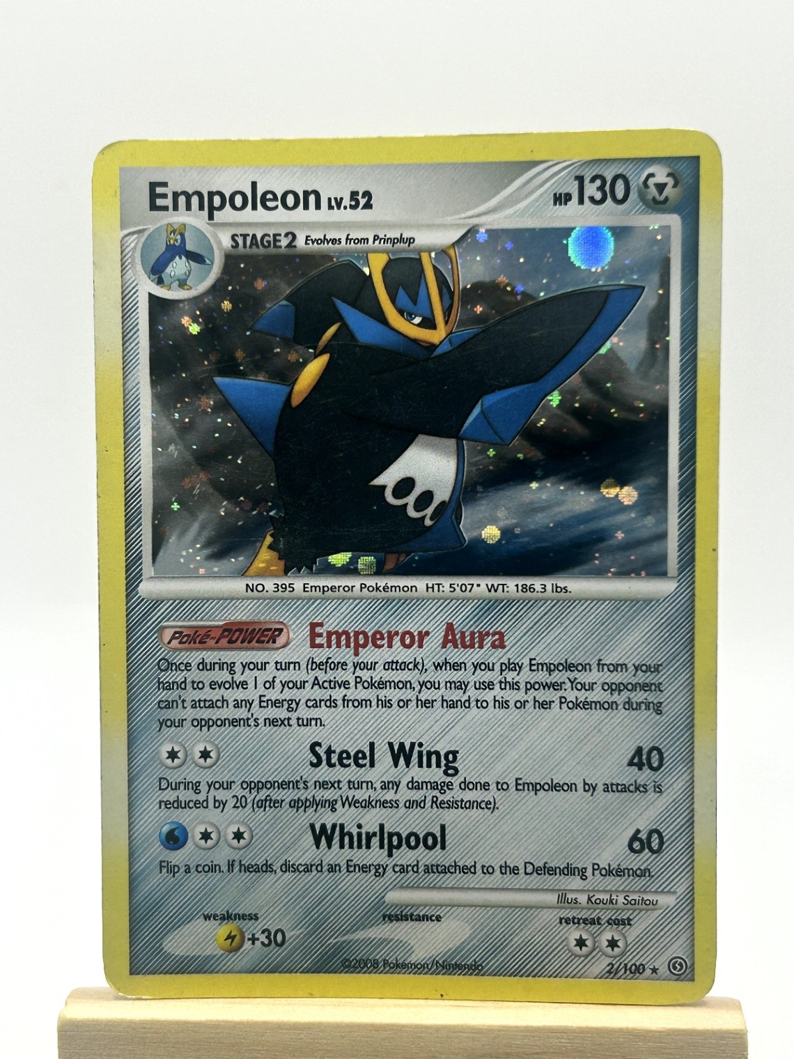 Empoleon Holo Rare Stormfront 2/100 MP