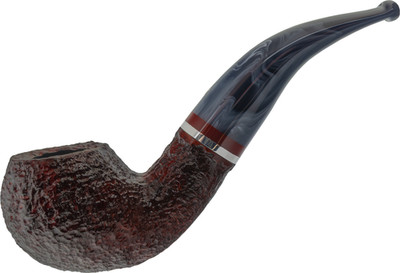 SAVINELLI ''LUNARIA'' RUSTIC 642 BENT APPLE 9MM BRIAR PIPE